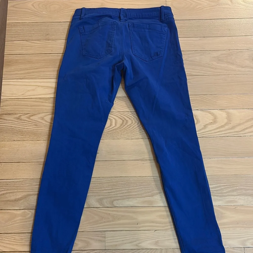 Express Blue Skinny Jeans with Tapered Leg - Picture 4 of 4
